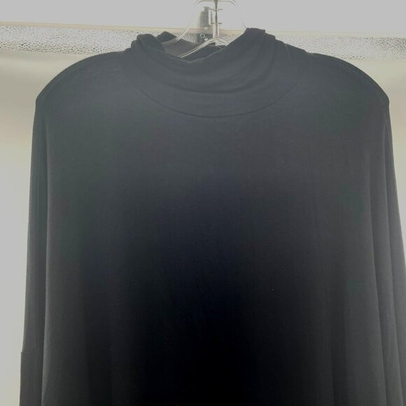 Mod Ref Women's Turtleneck Tunic Top Long Sleeve Black Size Medium - Picture 2 of 8
